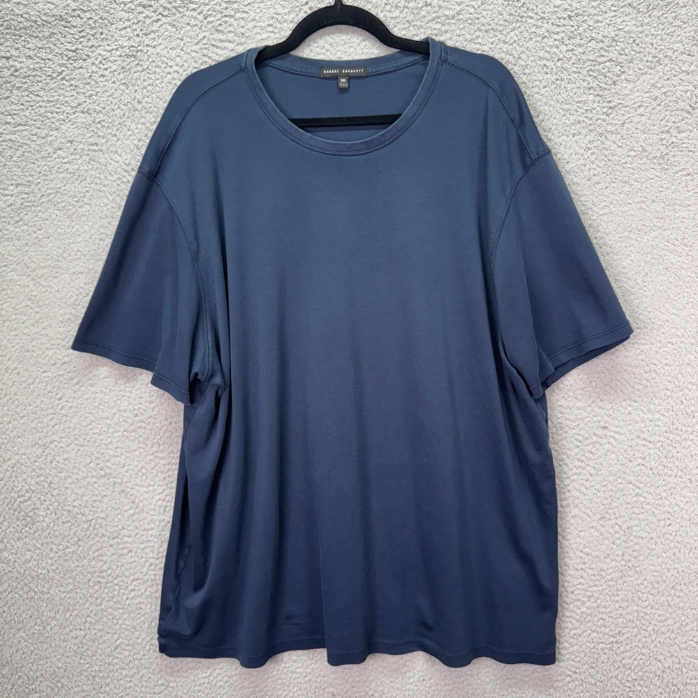 Robert Barakett Tshirt Mens 3XL Navy Blue The Barakett Tee Pima Cotton Everyday